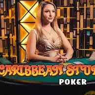 Live Dealer logo of Caribbean Stud Poker from Evolution at DazardBet Casino