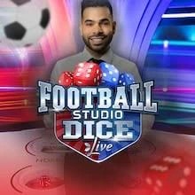 Football Studio Dice slot visual from Evolution available on dazardbet.pt