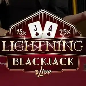 Lightning Blackjack by Evolution, showcased at dazardbet.pt – game logo