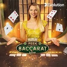 Peek Baccarat logo by Evolution DazardBet Casino