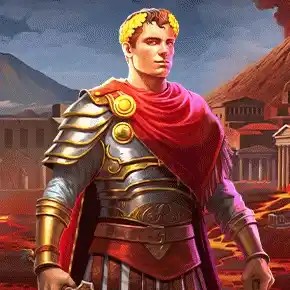 Pompeii Megareels Megaways online game logo by Pragmatic Play on dazardbet.pt